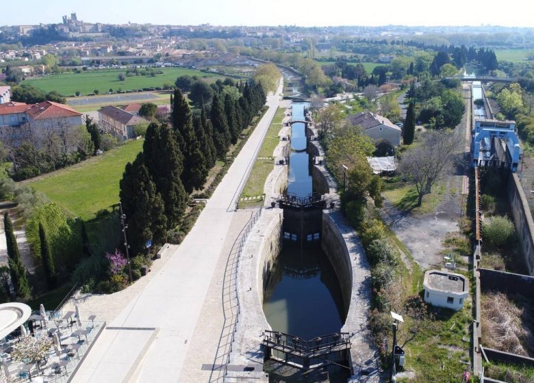 VISITA GUIADA LAS 9 ESCLUSAS DE FONSERANES DEL CANAL DU MIDI